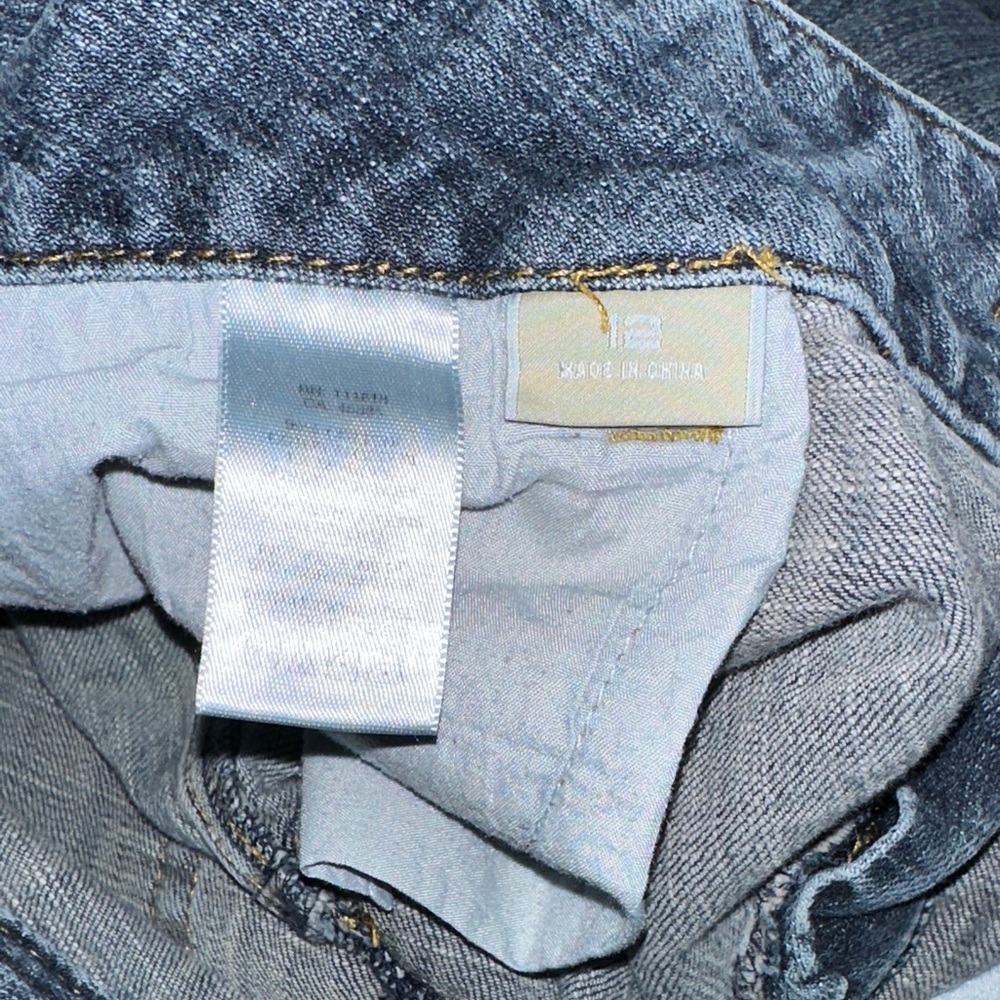 Michael Kors Women’s Size 12 Blue Denim Jeans Mid Rise Straight Leg - Picture 5 of 8